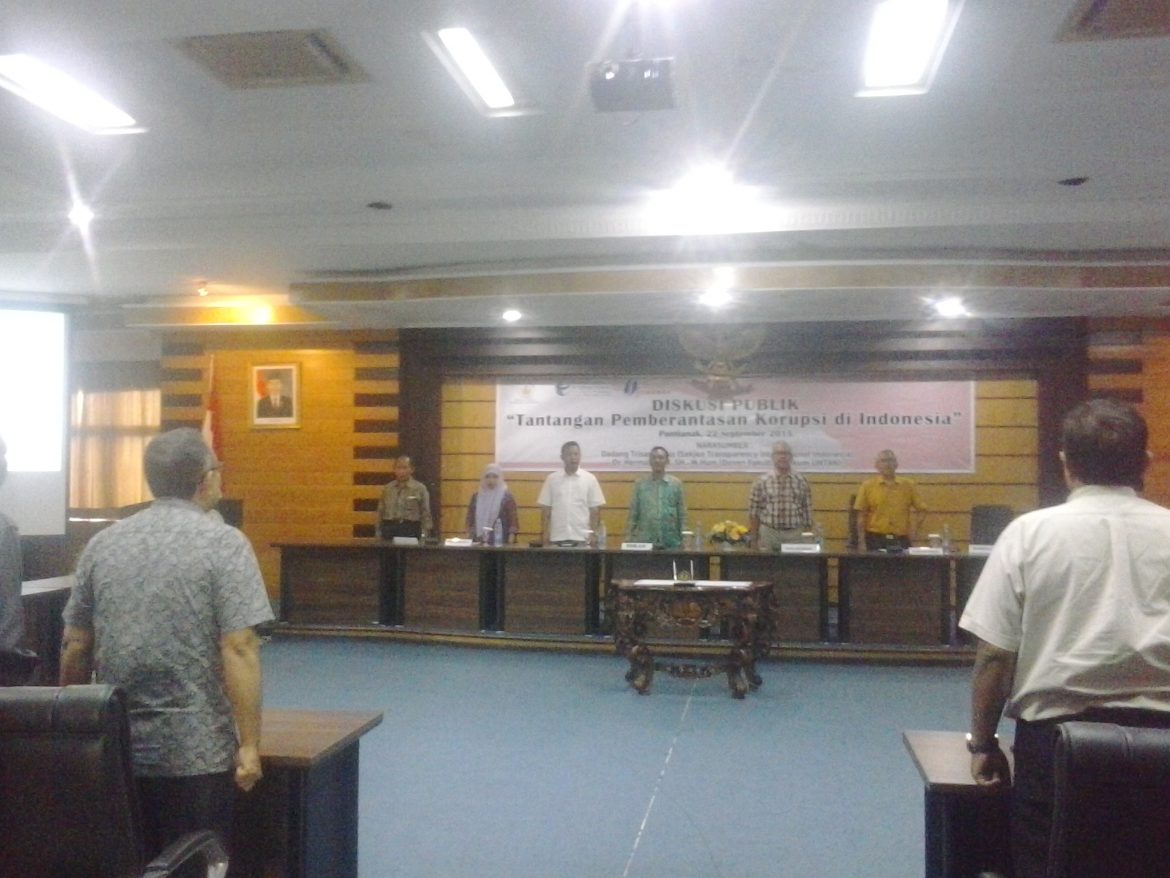 Diskusi Publik Pemberantasan Korupsi