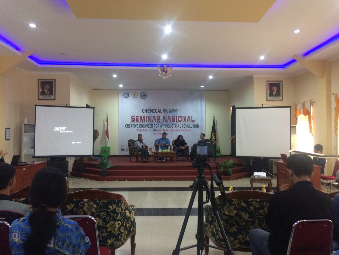 HMTK FT Untan Adakan Seminar Nasional Creative Engineer For 4th Industrial Revolution