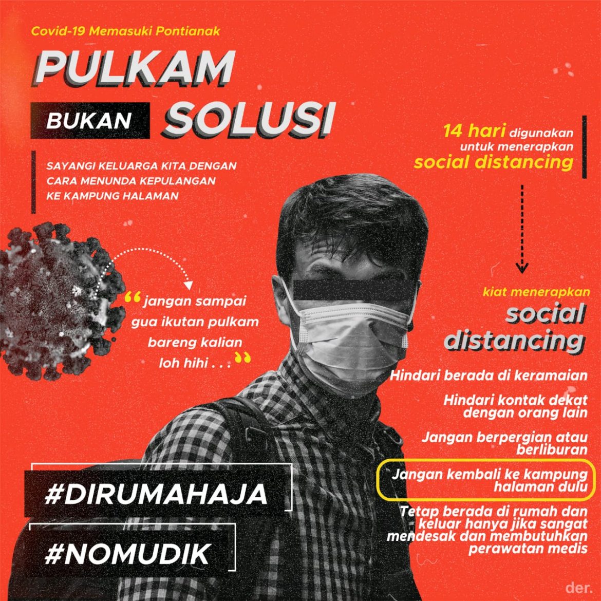 Covid-19 Memasuki Pontianak: Pulkam Bukan Solusi